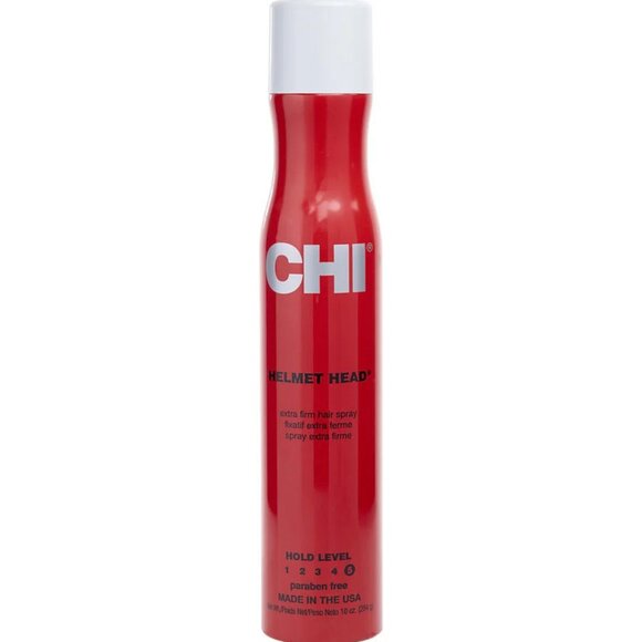 New CHI Helmet Head Extra Firm Hold Hairspray 10 oz Paraben Free Salon Fast Ship - Picture 1 of 1